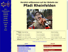 Tablet Screenshot of pfadi-rheinfelden.ch